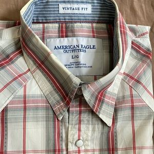 American Eagle Vintage fit button down shirt